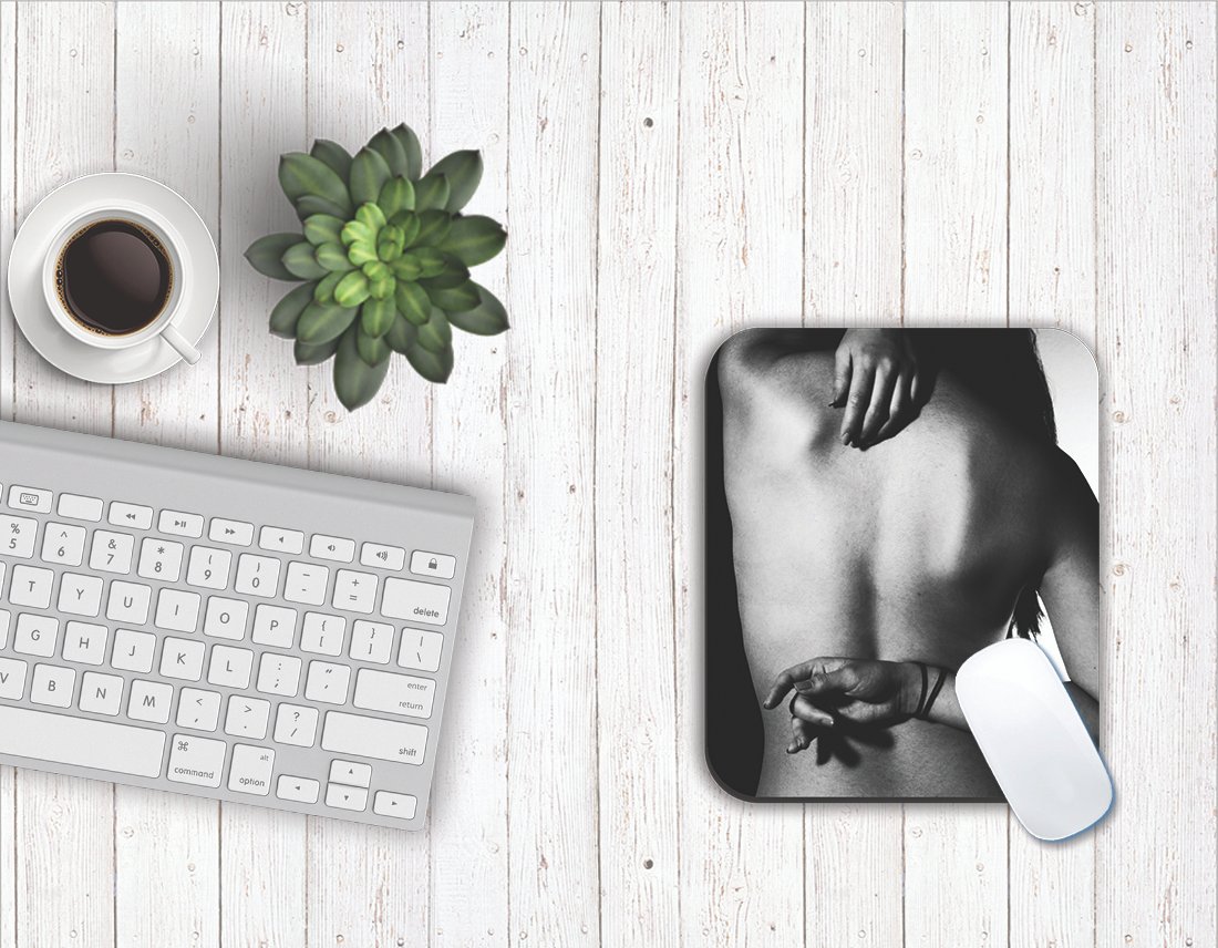 Fantaboy Bare Back Printed Mouse Pad